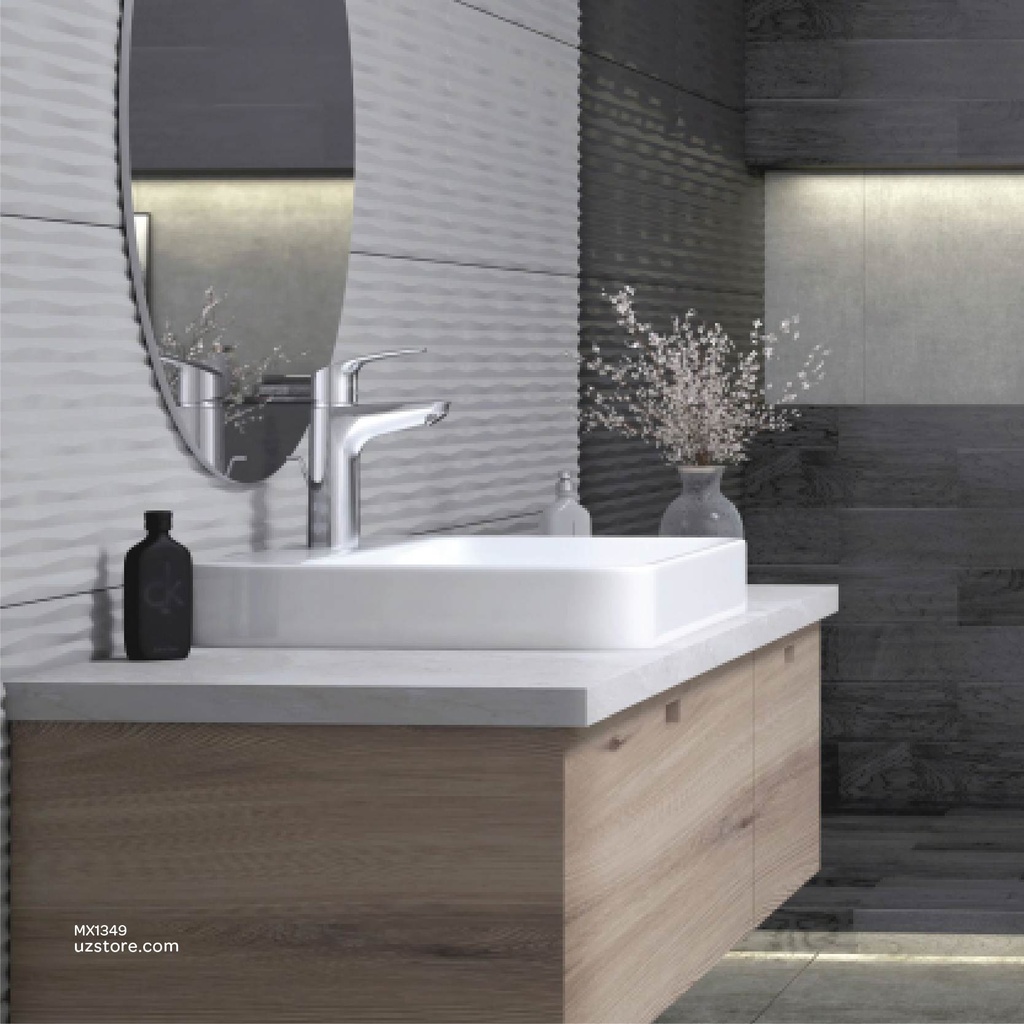 KLUDI RAK Pearl Eco Single Lever Basin Mixer with Abs Pop Up Waste